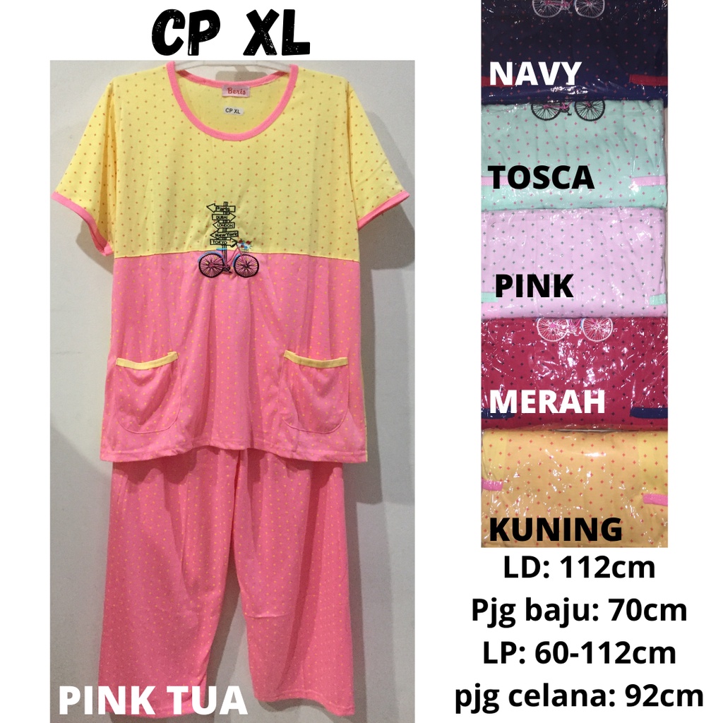 BAJU TIDUR BERIS CP XL - SWEET TOWN