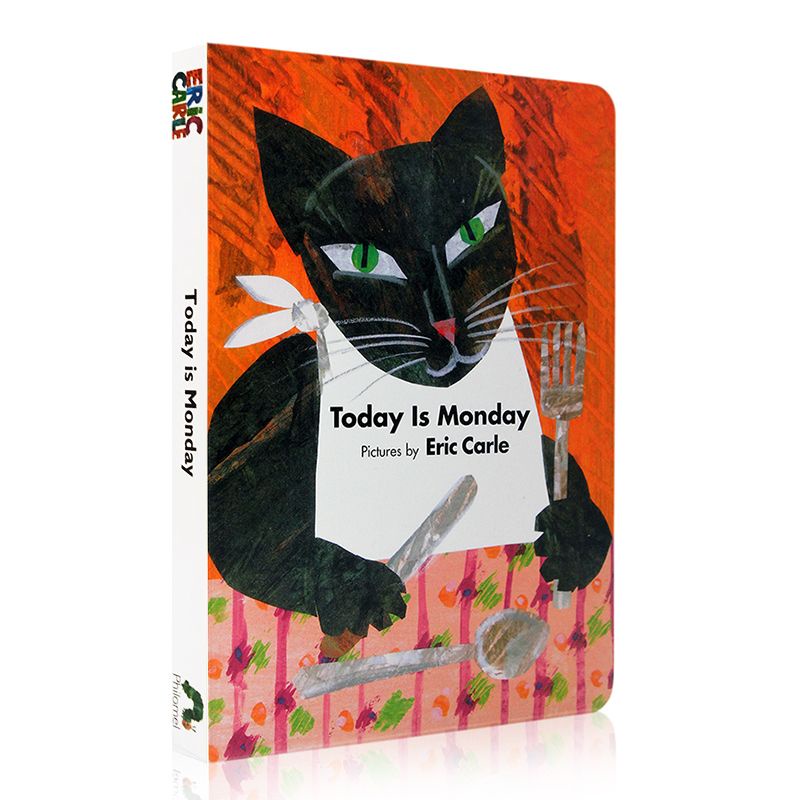original guaranteed board book Today is Monday by Eric carle happychild