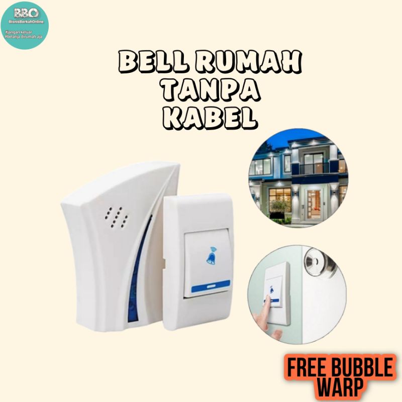 Bel Rumah Tanpa Kabel Wireles Bell Home Bell Sivitech Tanpa Kabel