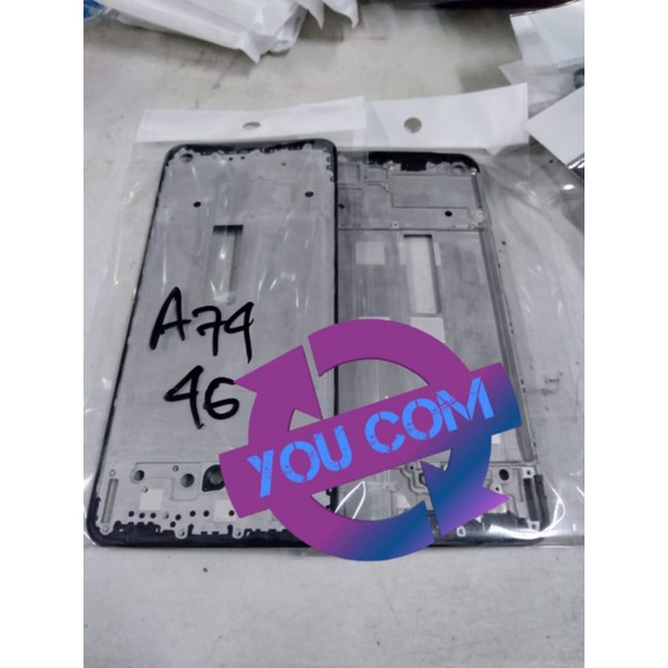 FRAME LCD OPPO A74 4G TULANG TATAKAN MESIN BEZEL PLAT MIDLE FRAME LCD OPPO A74 4G