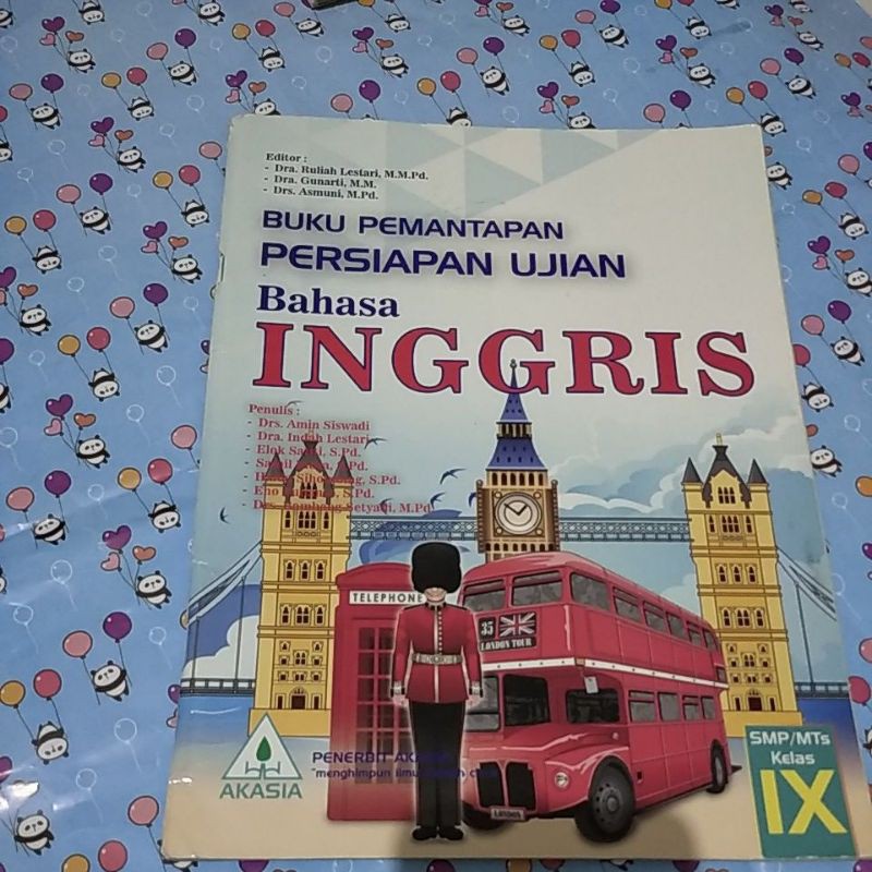 Buku Persiapan Ujian Bahasa Inggris SMP kelas 9