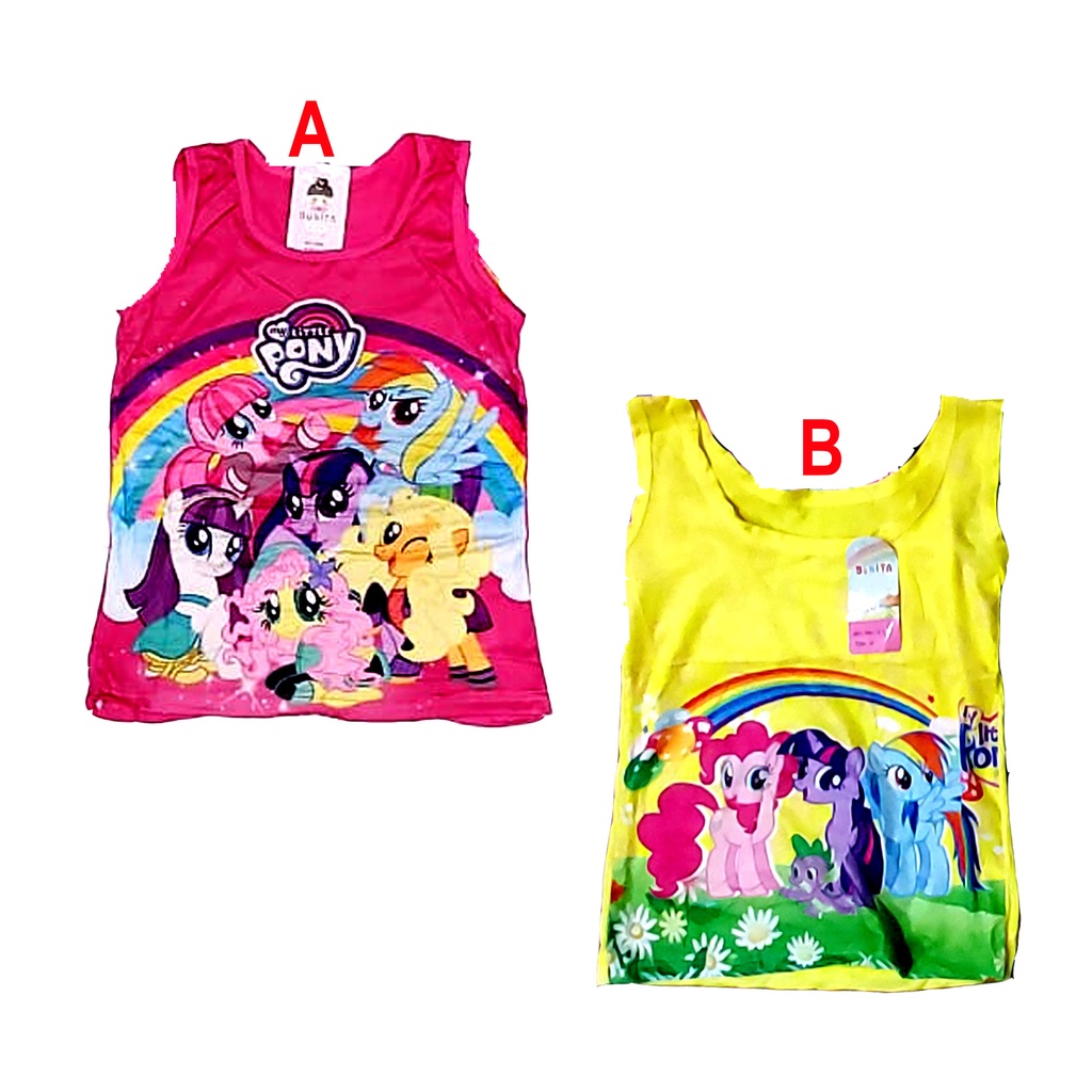 TANKTOP SINGLET ANAK PEREMPUAN MOTIF LIL  SIZE M,L,XL.