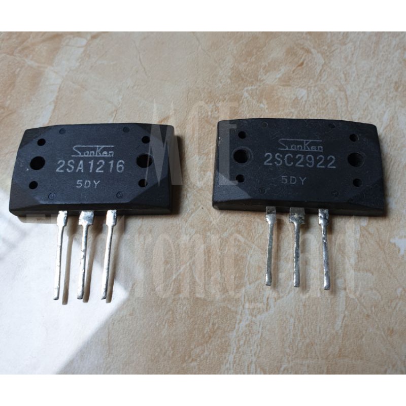 SANKEN 2SA 1216/ 2SC 2922  5DY original JAPAN (CABUTAN)
