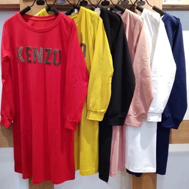 Tunik import kenzo merah