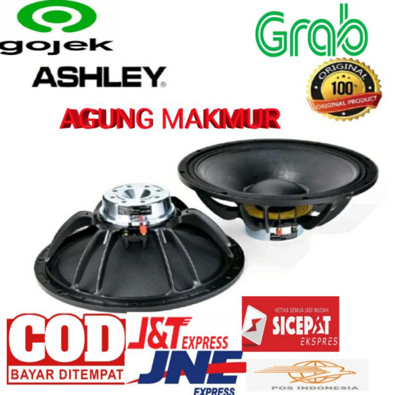 Speaker Component Ashley NOVA15NEO Woofer 15 Inch Neodymium