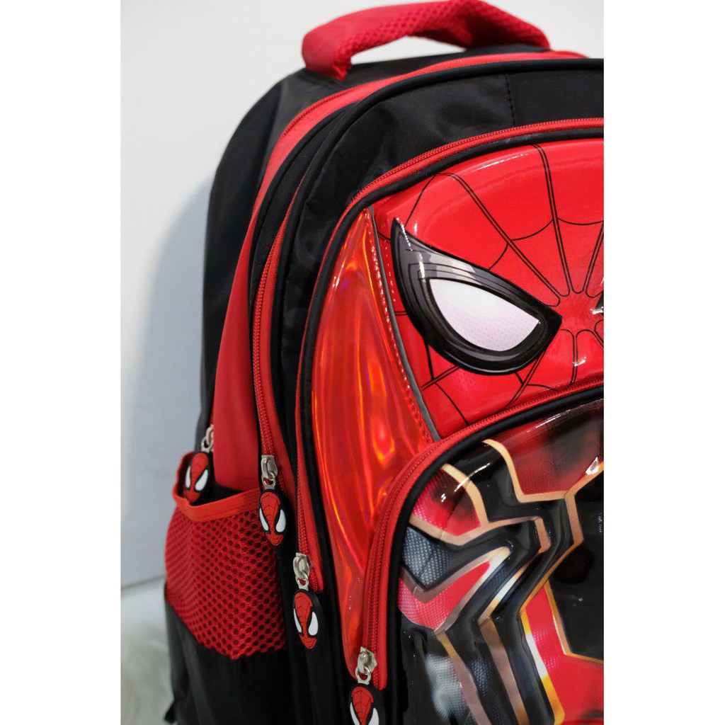 tas sekolah anak 3D SD super hero import