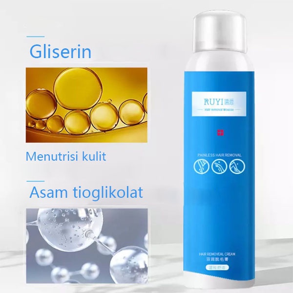 krim penghilang bulu penghilang bulu permanen penghilang bulu ketiak 150g Unisex Spray Penghilang Bulu Halus Nyaman Menghilangkan Bulu Dengan Lembut