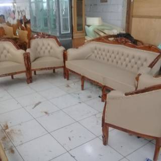 Sofa Lois  Jati  Set 3 1 1 1 2meja sudut 1meja utama 