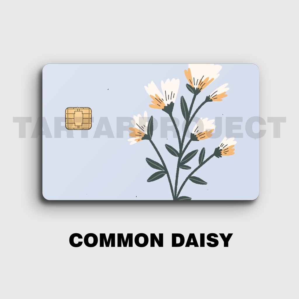 

SKIN / STICKER KARTU ATM / E MONEY / FLAZZ - COMMON DAISY