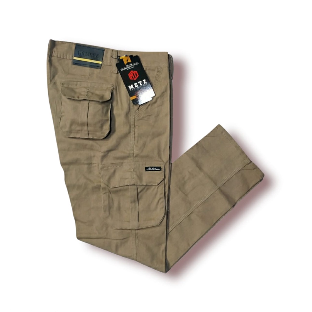 Celana Panjang Cargo Oversize Chino Saku Banyak Clana Kargo Pria Jumbo Big Size 44