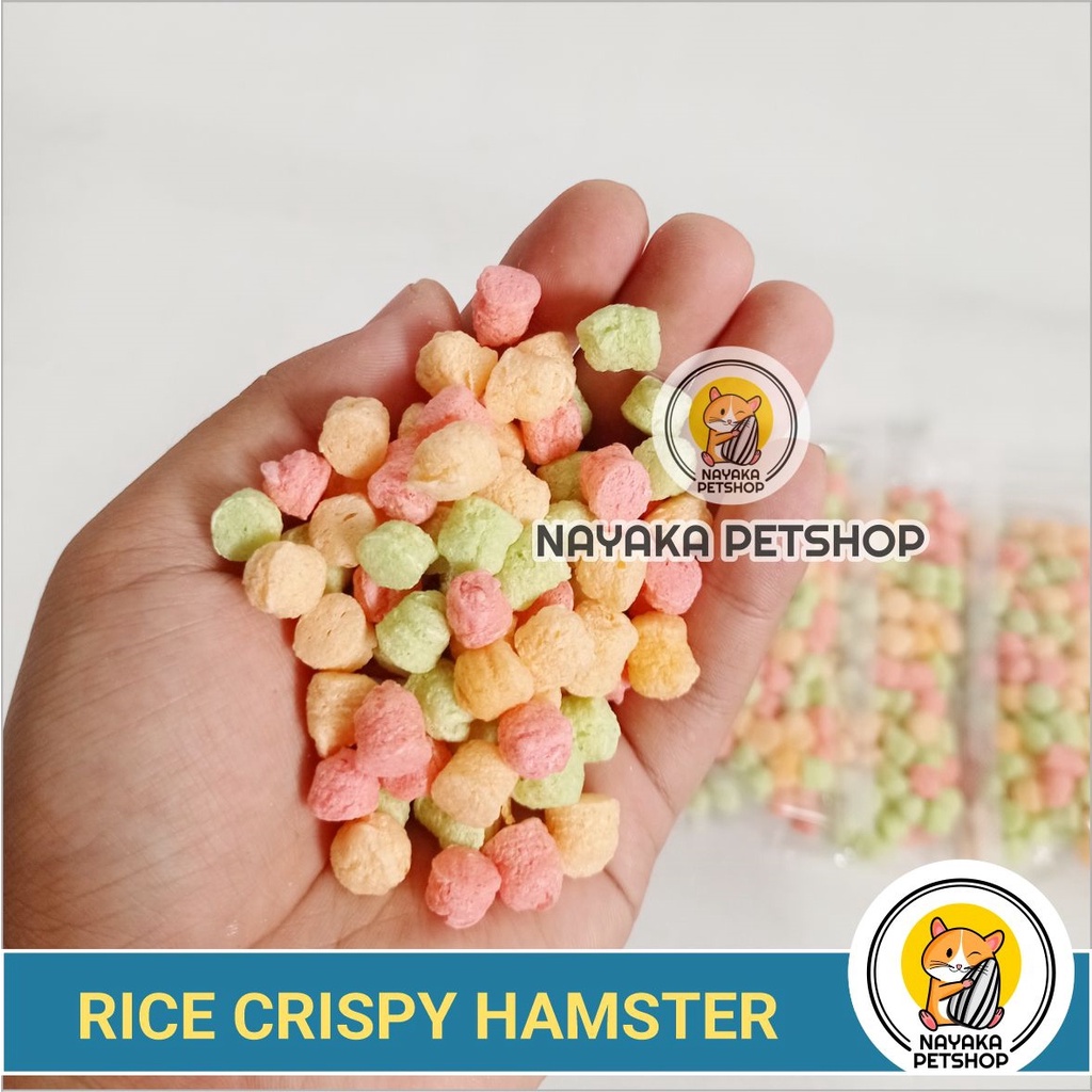 Snack Hamster Rice Crispy Makanan Cemilan Extra Food Camilan