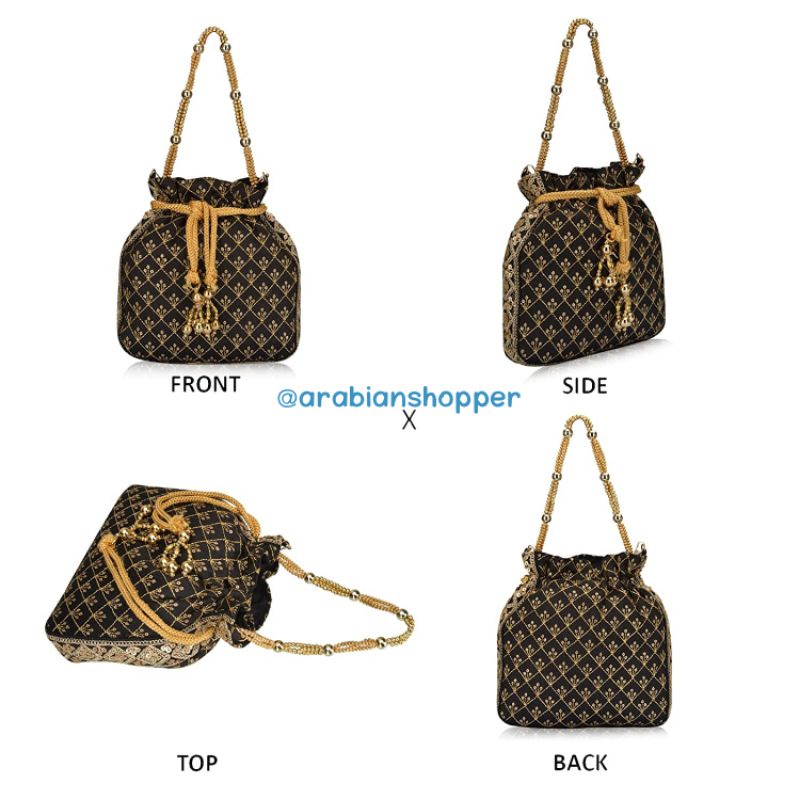 Tas India / Tas Pesta /tas etnik / tas import / potli india / tas bordir / atas asli india / tas pes