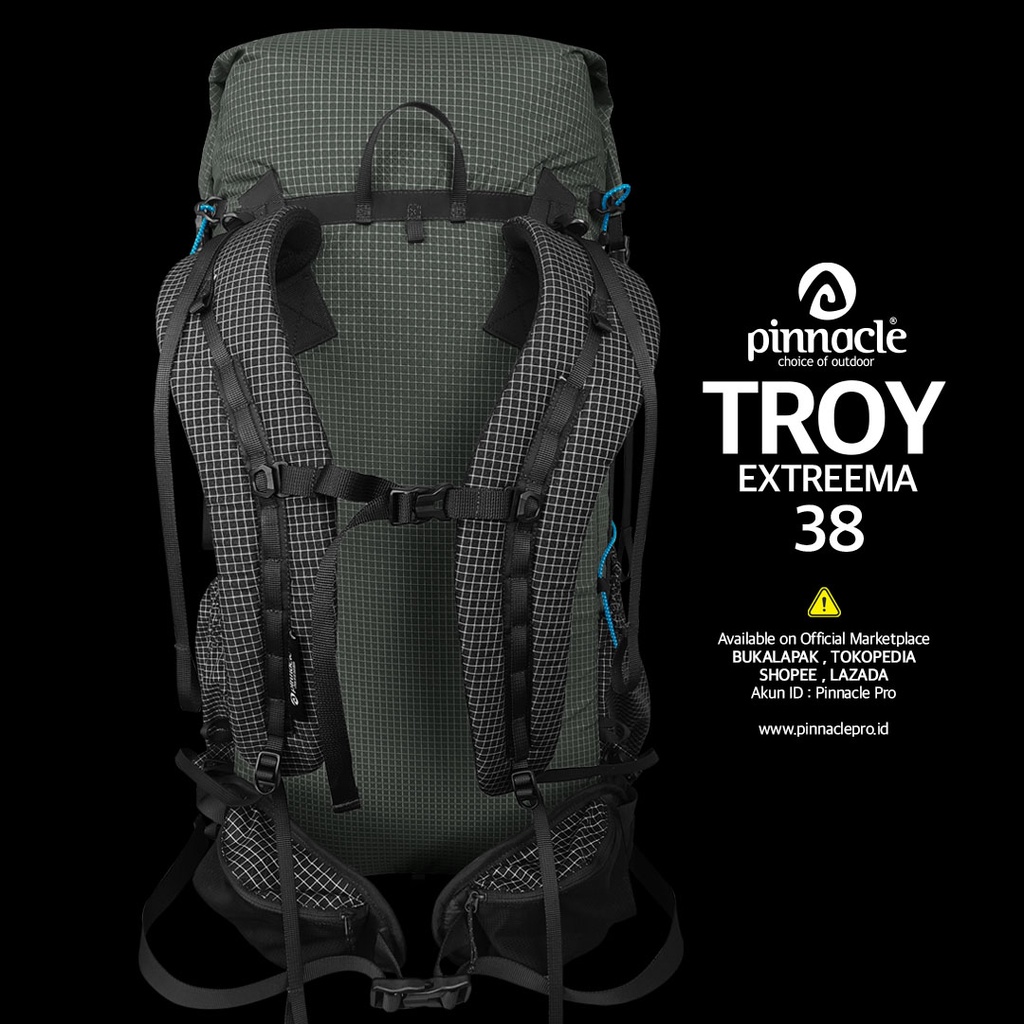 Backpack Pinnacle Troy Extreema 38L - Dark Grey