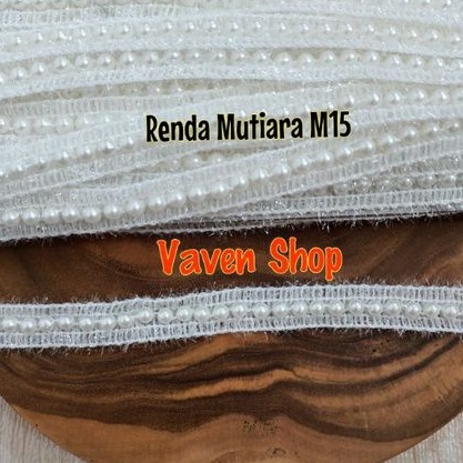 Renda Mutiara M15 per 1 yard