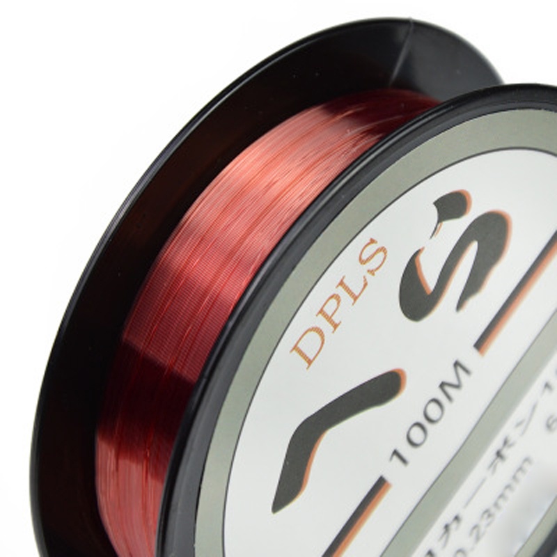 HAIYI FISHING 100M Senar Pancing Nylon Fishing Line 1Pcs 100m Daiwa Nylon Fishing Line Transparan Senar Pancing Garis Memancing Umpan Ikan Tackle Fishing Gear Fishing Tool