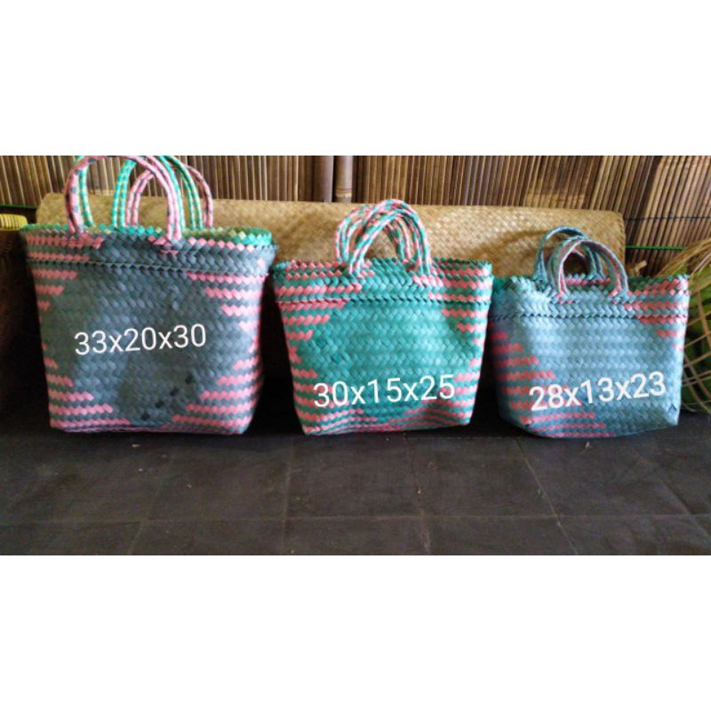 Tas Belanja  Anyaman Plastik