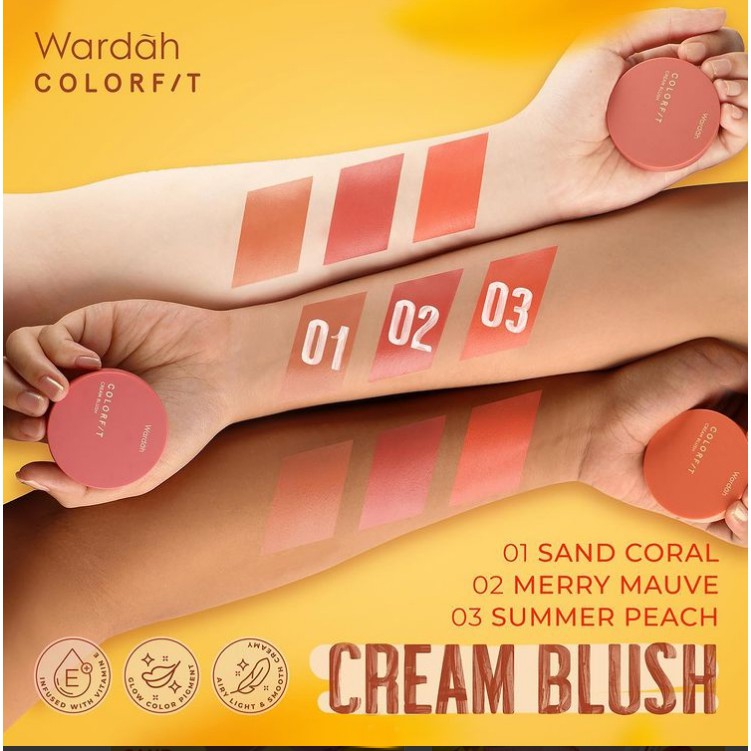 Wardah Colorfit Cream Blush