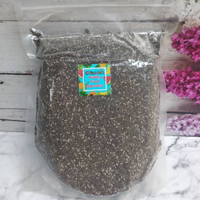 

Black organic chia seed 1000gram