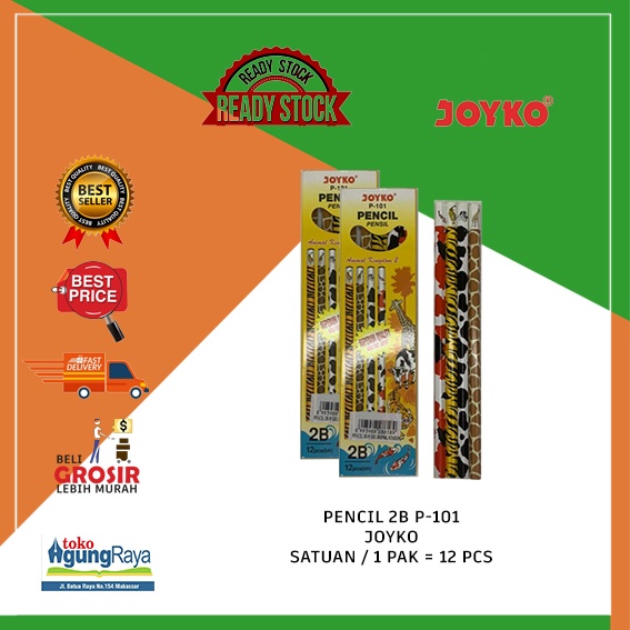 

[PACK] PENSIL 2B P-101 JOYKO