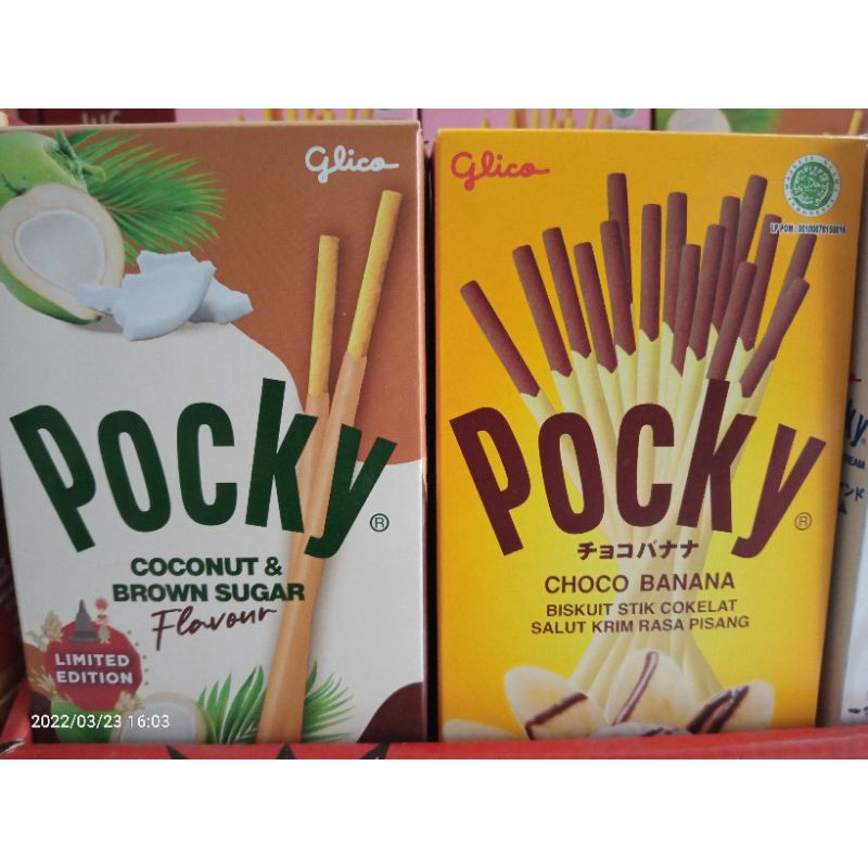 

Pocky Glico 40gr Choco banana/coconut & brown sugar