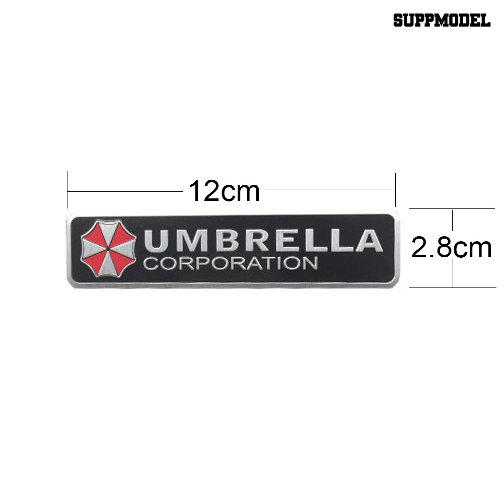 Sl Stiker Badge Umbrella Corporation 3D Aluminum Untuk Bagasi Mobil