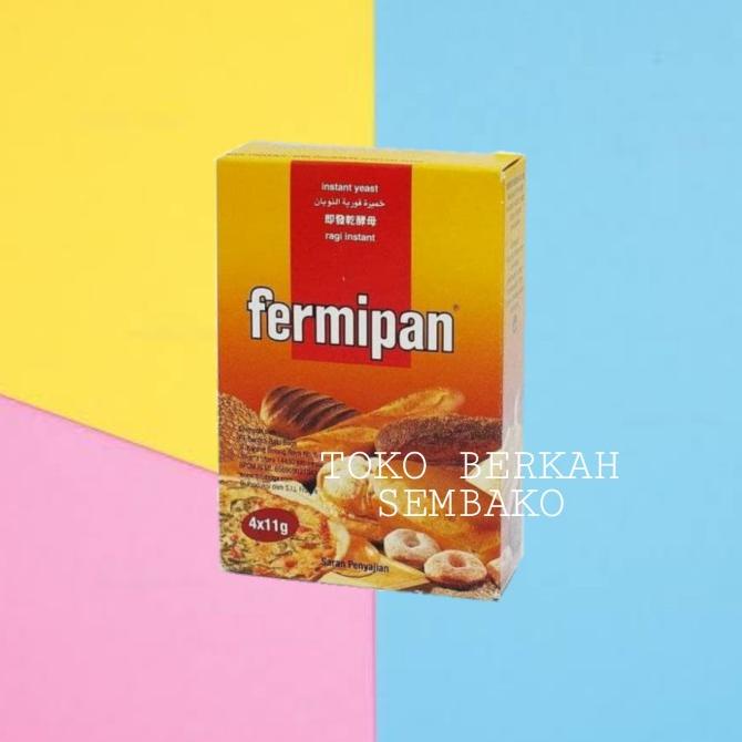 

Ragi Yeast Fermipan 4 x 11gr / Instant Yeast TERLARIS TERPERCAYA ORIGINAL