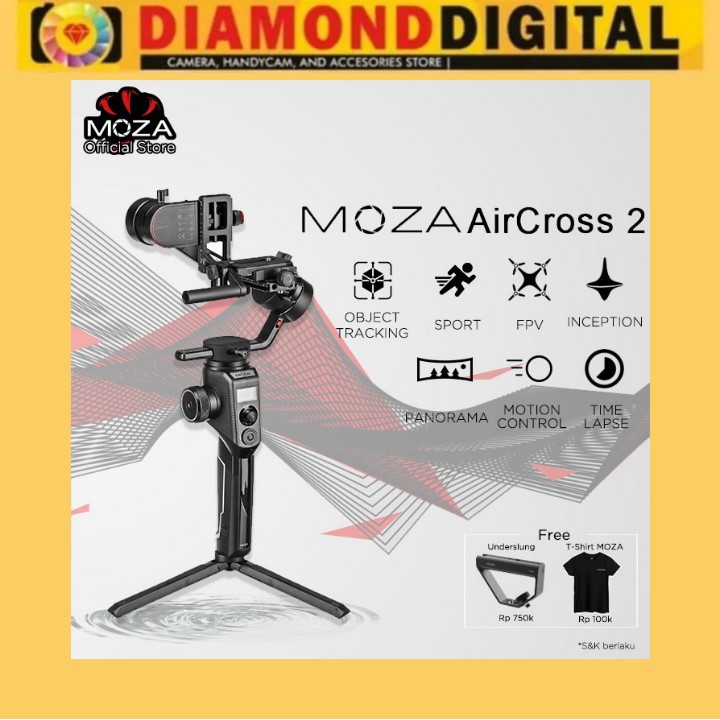 MOZA AIRCROSS 2 3-AXIS GIMBAL STABILIZER - MOZA AIRCROSS2 - AIRCROSS 2