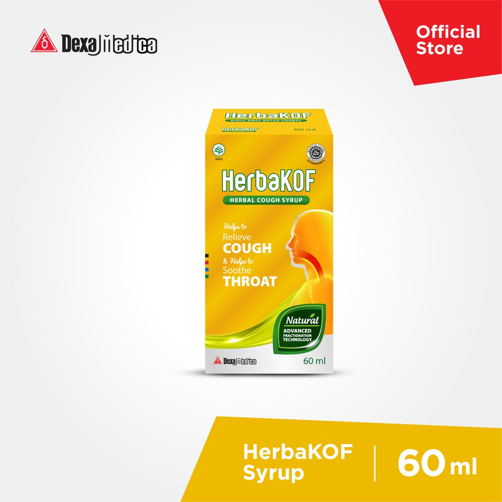 HerbaKOF Sirup Obat Batuk Herbal  60 ml