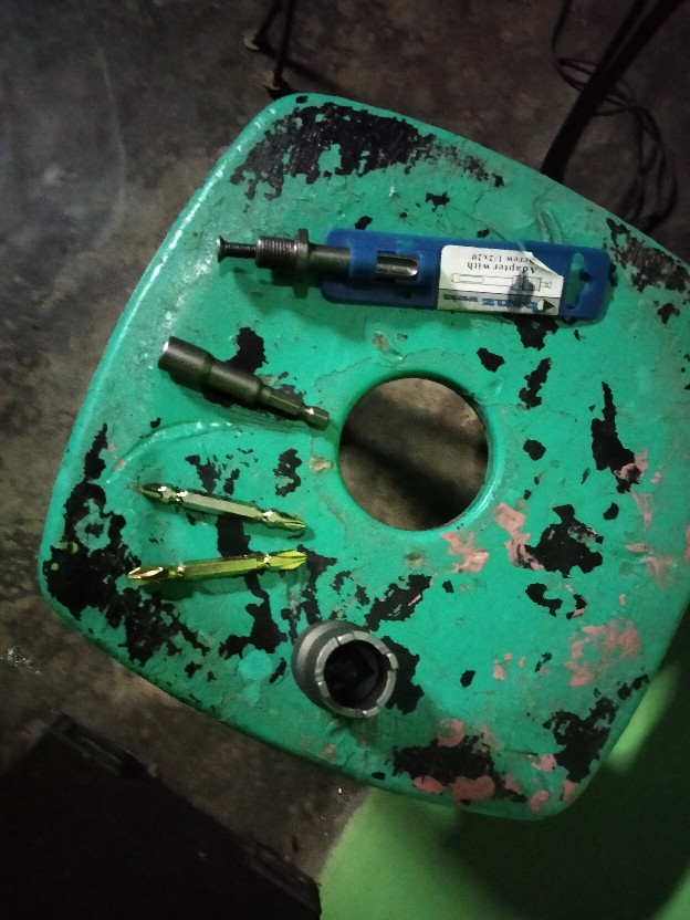 Benz Adaptor Sds Plus + Kepala Bor 13mm Drill Chuck