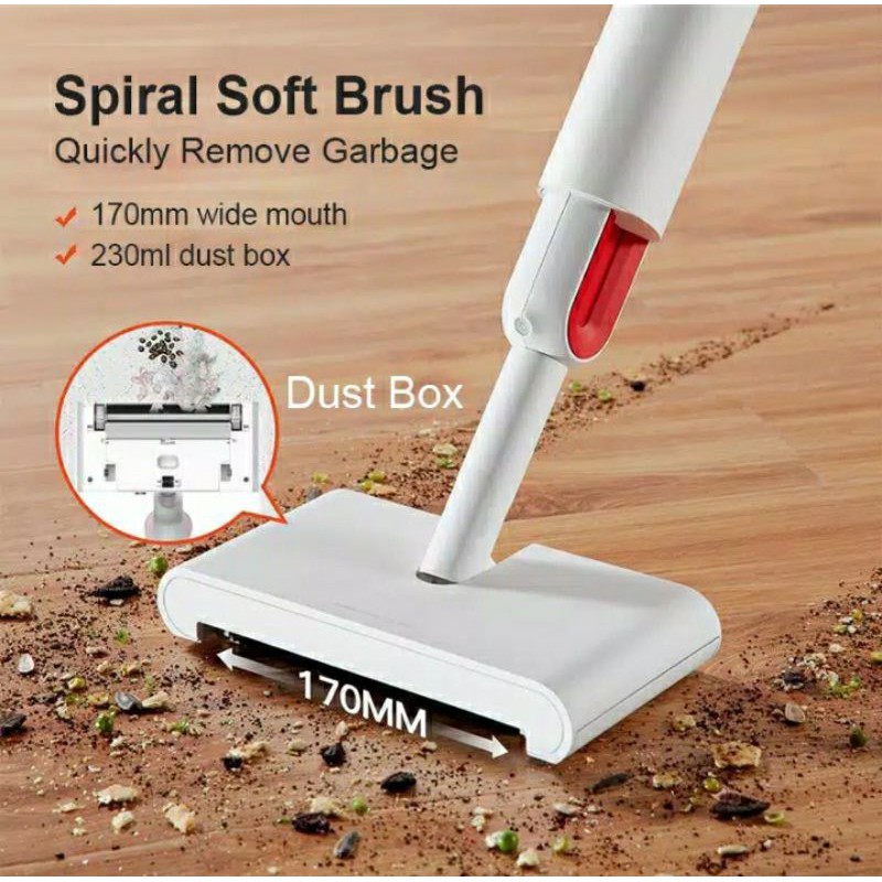 Deerma TB900 Multifunction Water-Spray Mop Sweeper 230ml Dustbin 280ml Watertank