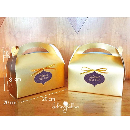 

Lebaran gold gable box / kotak kue / souvenir / parcel ramadan - PROMO - Bisa COD - TERLARIS -
