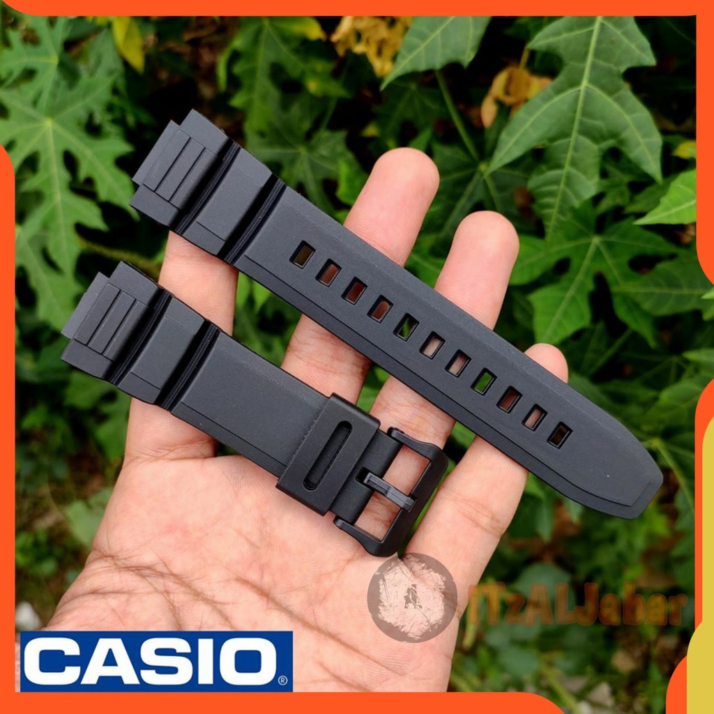 Tali jam tangan Casio W S220 Rubber strap Tali jam Casio WS220