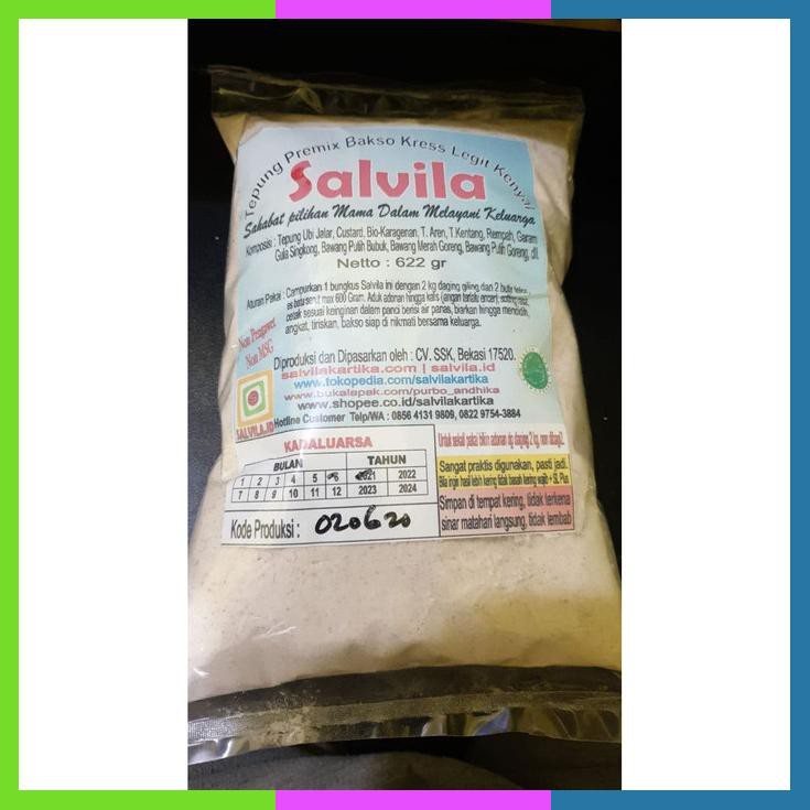 

Premix Bakso Salvila Mix Custom Spesial Untuk 2 Kg Daging Pasti Kress