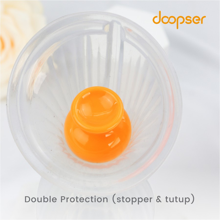 Doopser Silicone Breast Pump | Pompa ASI Manual Double Protection S1