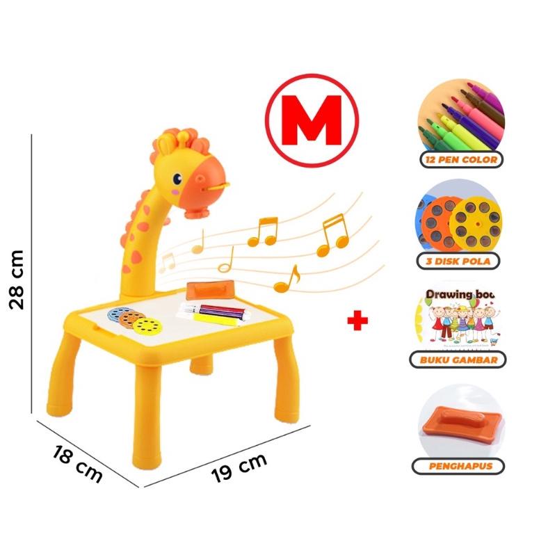 PRR.414201 ‣ Meja Belajar Gambar Meja Gambar Anak Proyektor Meja Belajar Anak meja melukis ( ukuran 