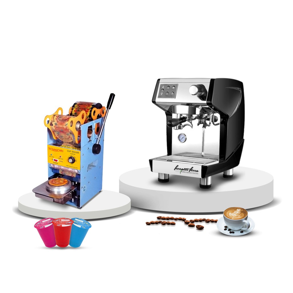 Paket Mesin Kopi Espresso Machine Cup - 21