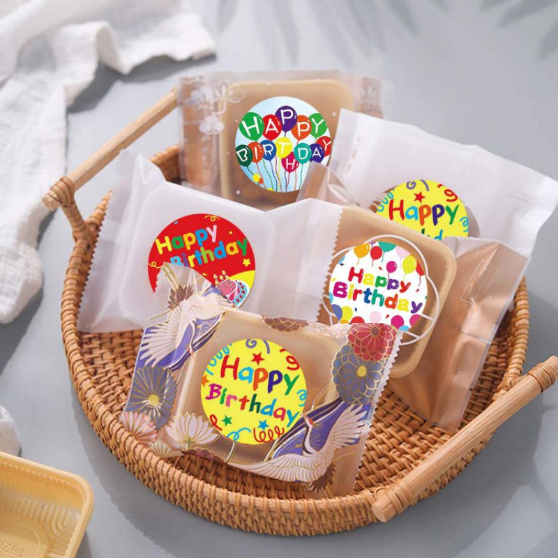 

[TERMURAH] 1pc Stiker Label Ulang Tahun Happy Birthday Stiker Kado ucapan ulang tahun