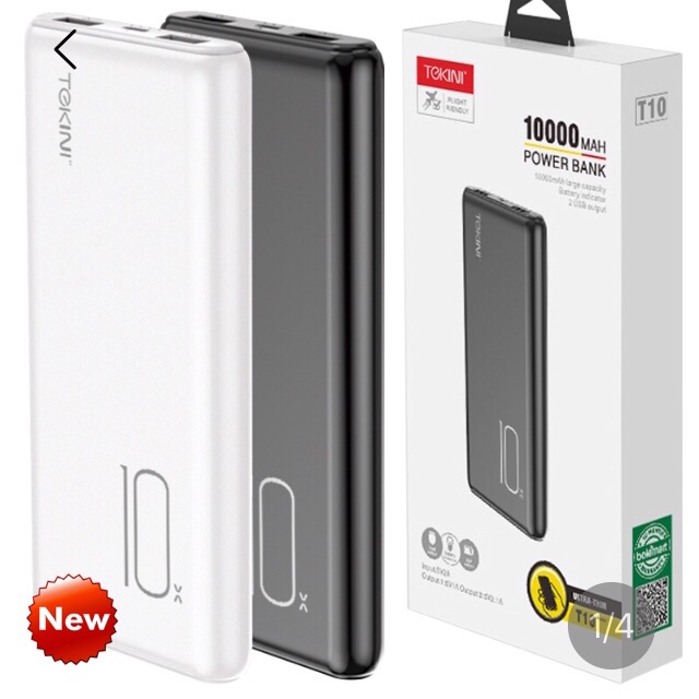 [✅COD] POWER BANK PB TEKINI 10000 mah SLIM / VIVAN VPB K10 10000mah ORIGINAL (like vivan robot)