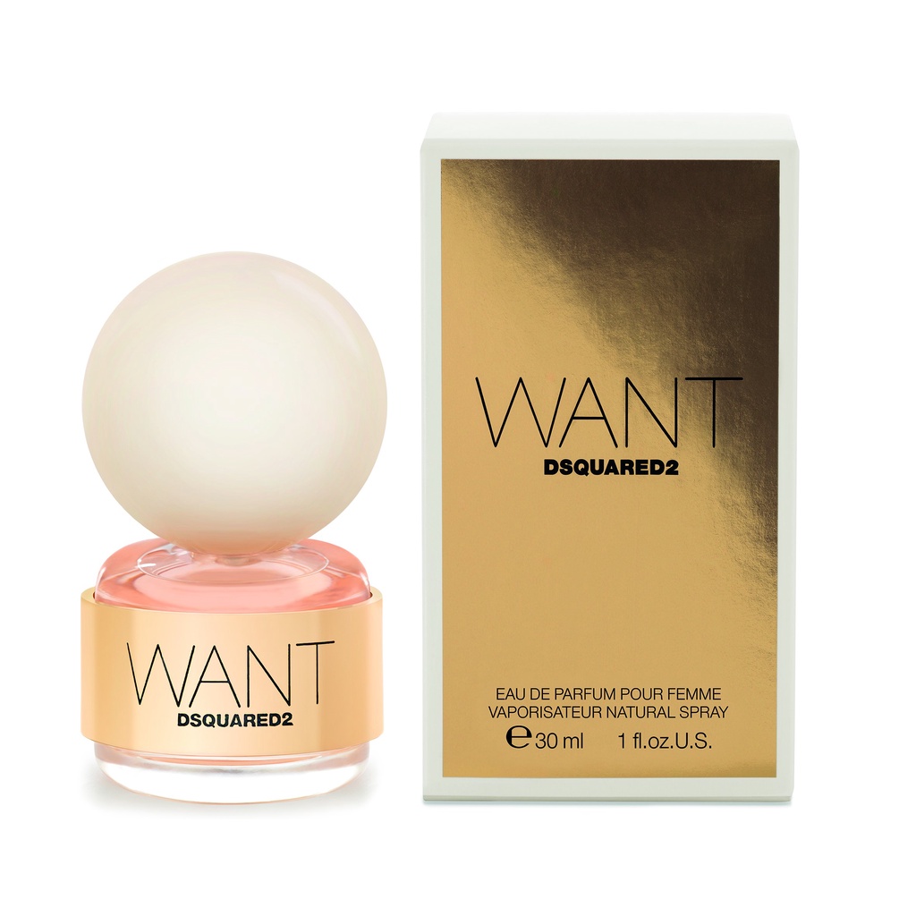 PARFUM WANITA DSQUARED WANT WOMAN EDP 30 ML PERFUME ORIGINAL + BOX