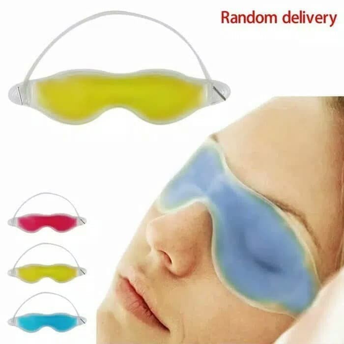 COOL COVER Penutup Mata Tidur / Kacamata Tidur / Gel Sleeping Eye Mask Masker Mata Jelly Jel Dingin