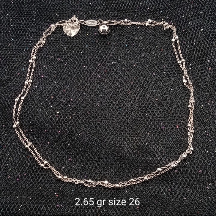 Gelang Emas 17 K - 2.65  Kadar 750 - 1928