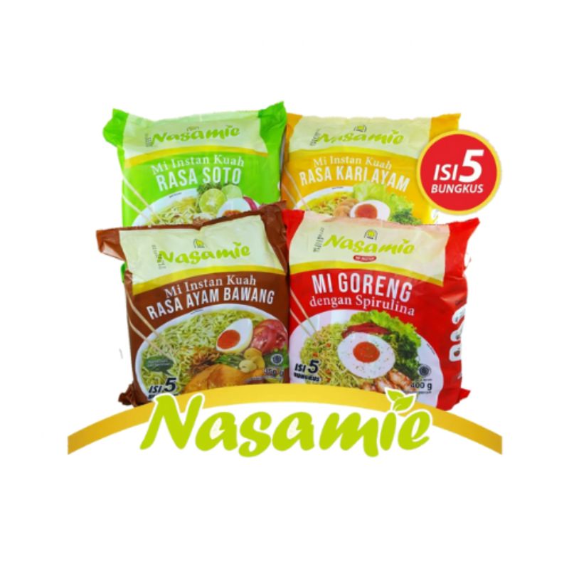 

NASAMIE - Mie Sehat Instan Tanpa Bahan Pengawet + Spirulina