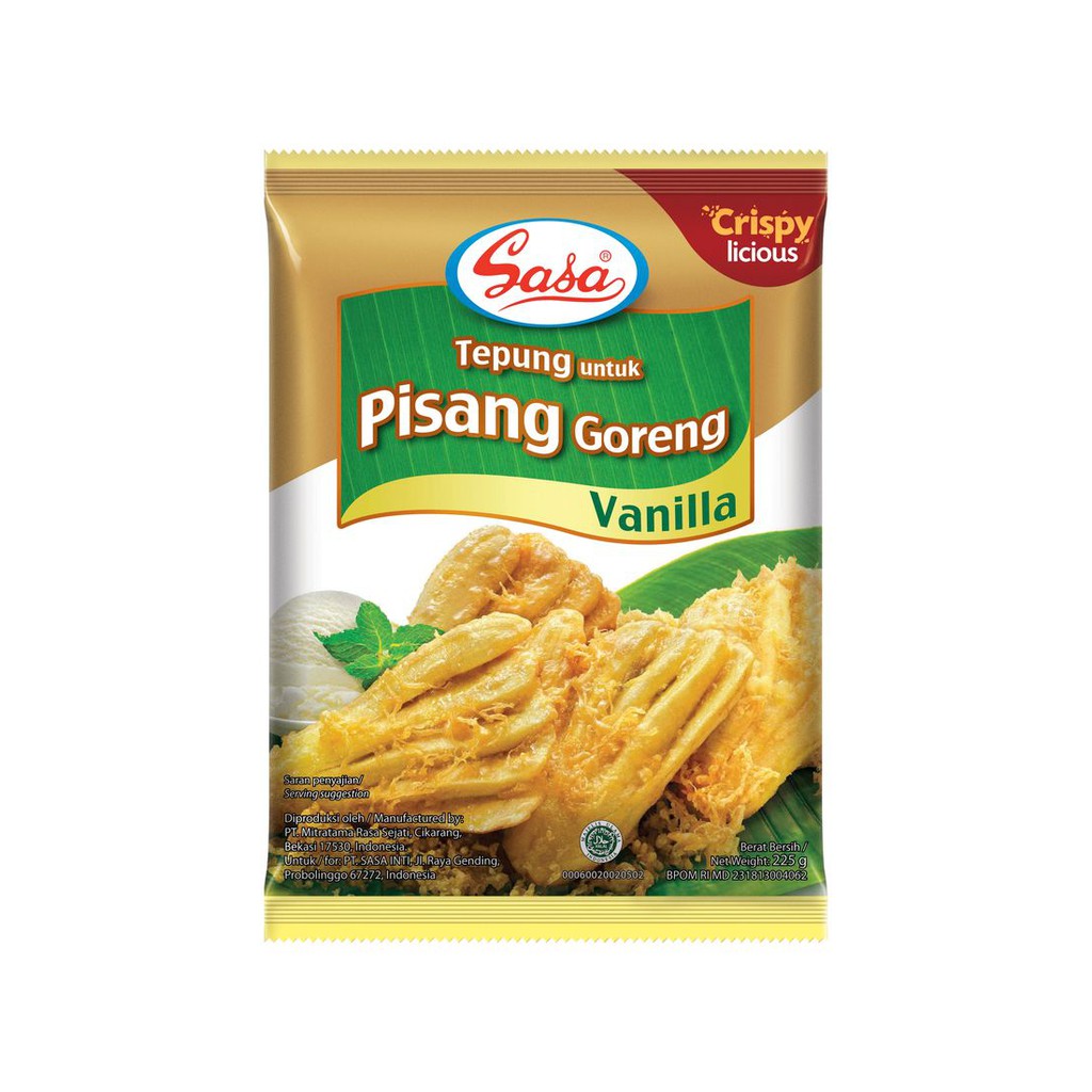 

TEPUNG PISANG GORENG SASA 225 gr