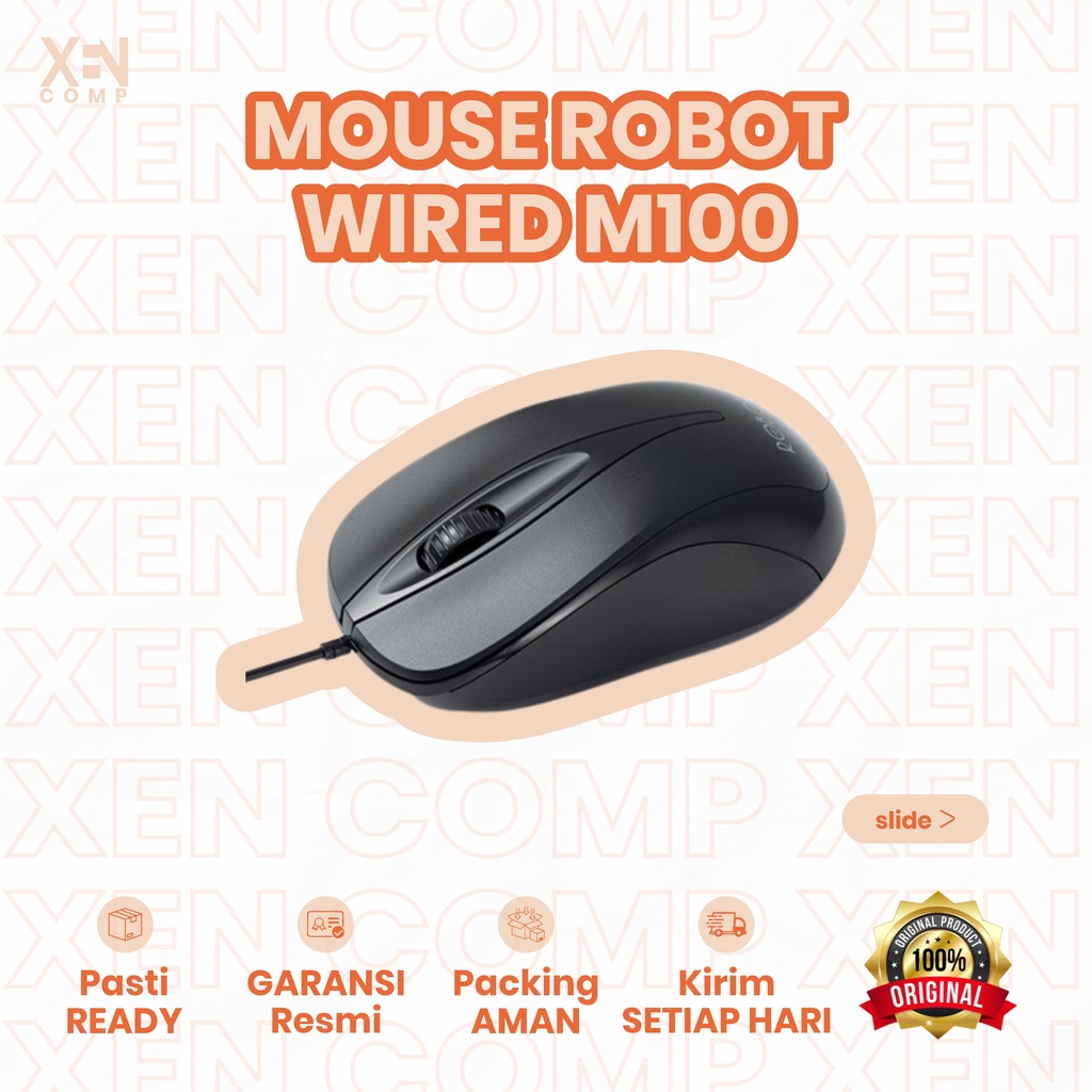Mouse USB Kabel Robot M100 / M102 1200 DPI