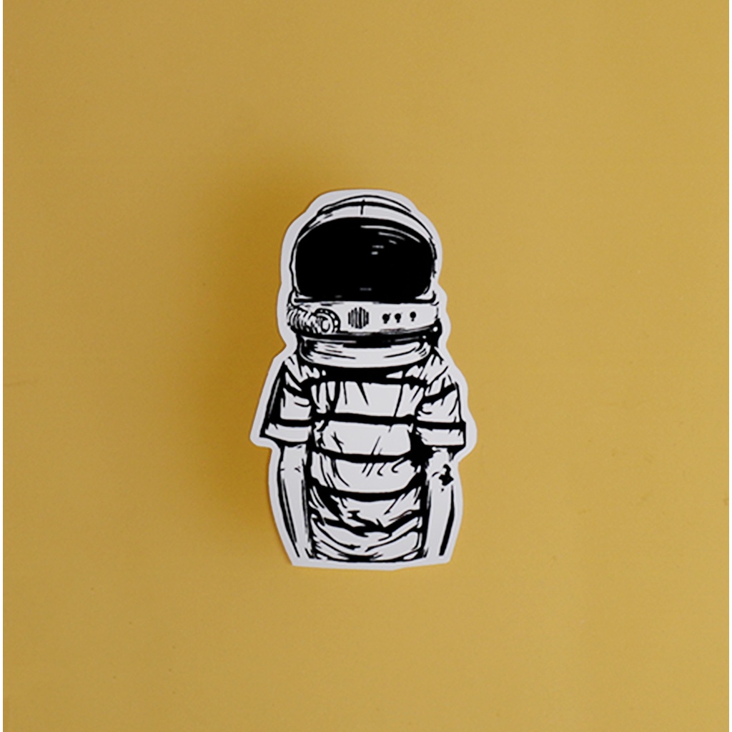 STIKER GRAFTAC - ASTRONOT SERIES - STIKER AESTHETIC LAPTOP, AKSESORIS HP, ANTI AIR, MOTIF,HELM.