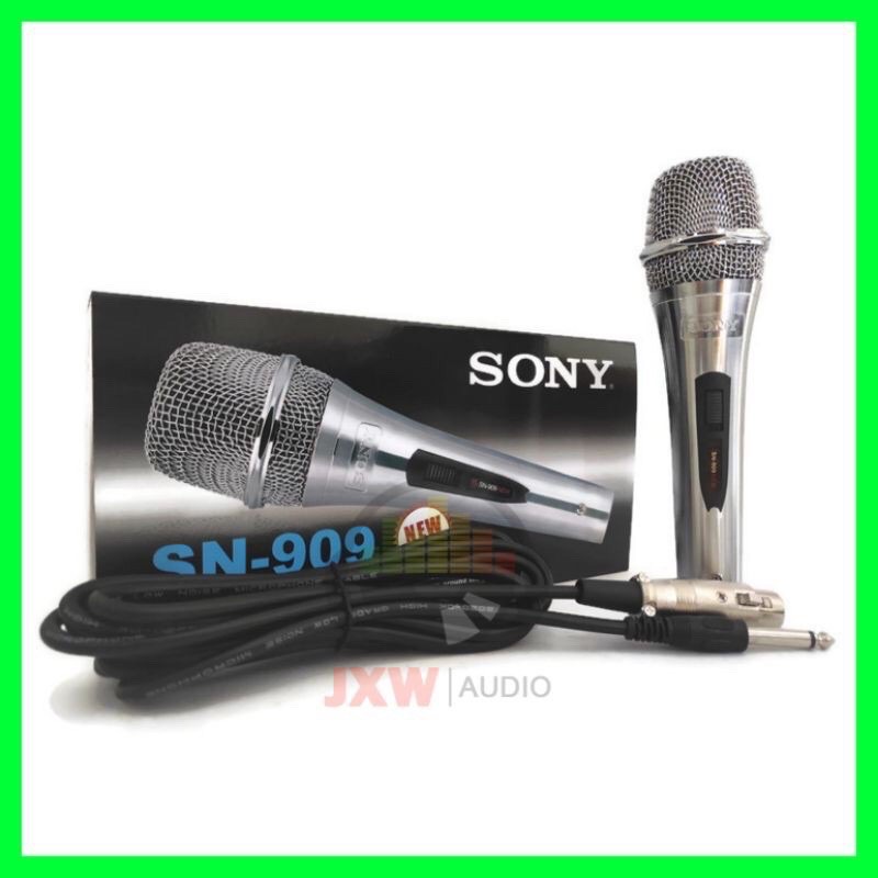 Mic sony 909 / mic kabel sony 909 dynamic microphone