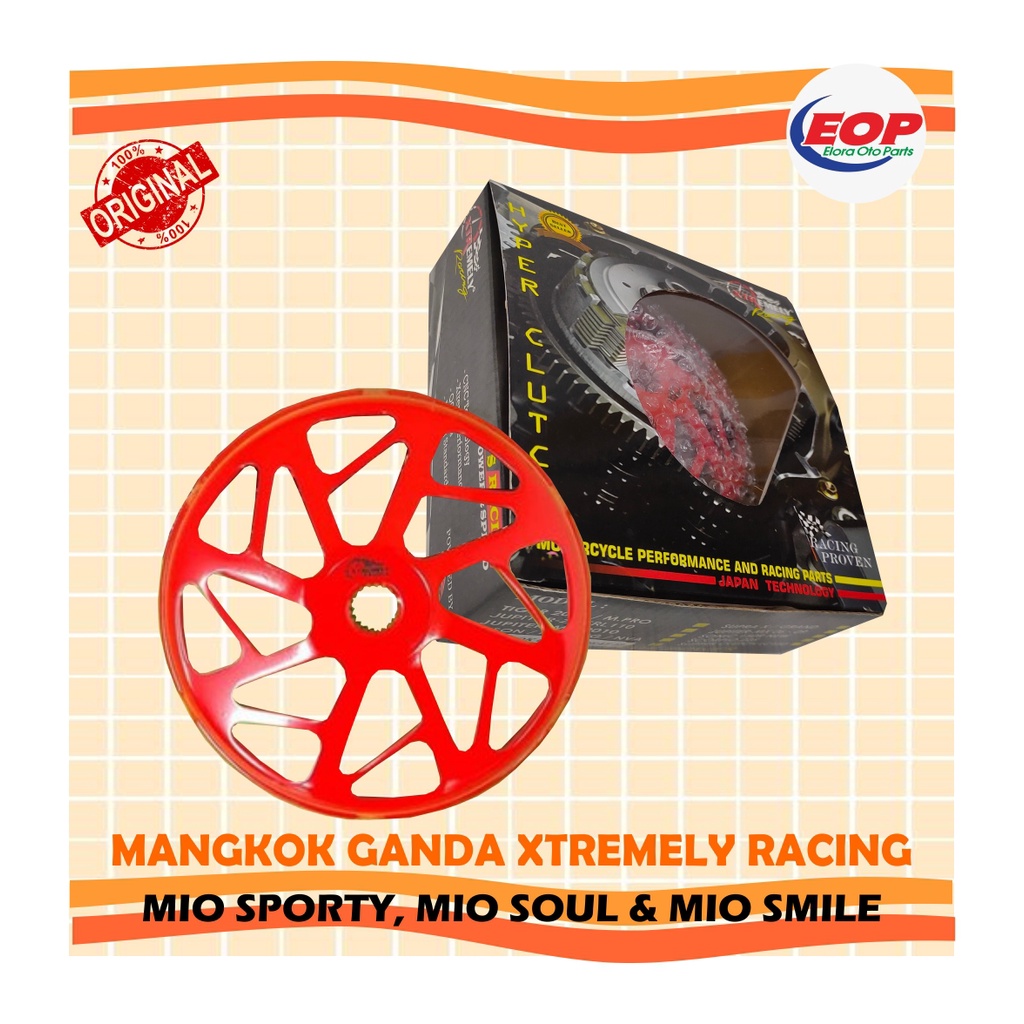 Mangkok Ganda XTR Xtremely Racing Mio Smile, Sporty Karbu Original