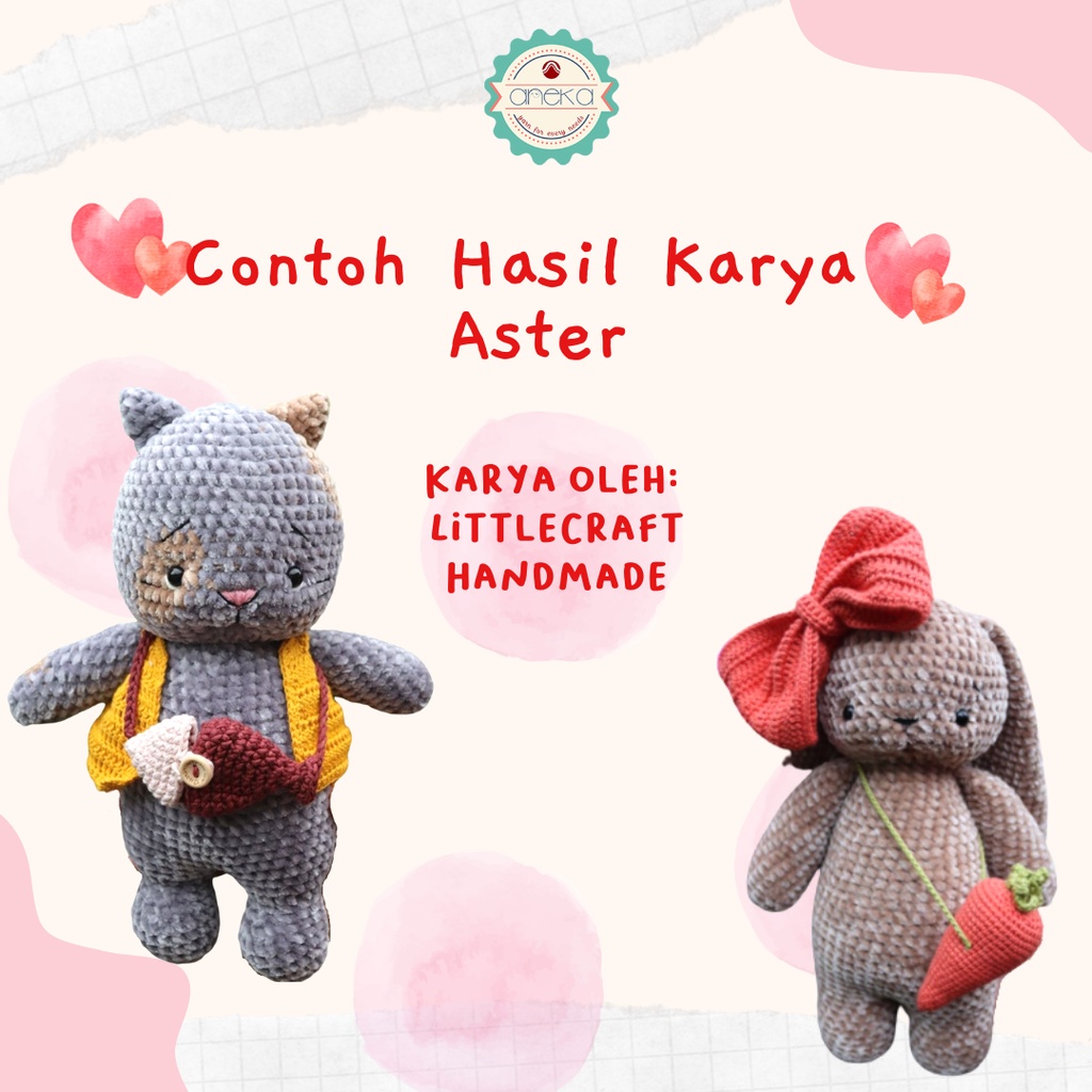 KATALOG - Benang Rajut Bludru Aster / Velvet Knitting Yarn PART 1