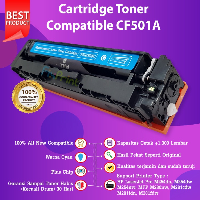 Cartridge Toner 202A Compatible HP CF500A CF501A CF502A CF503A