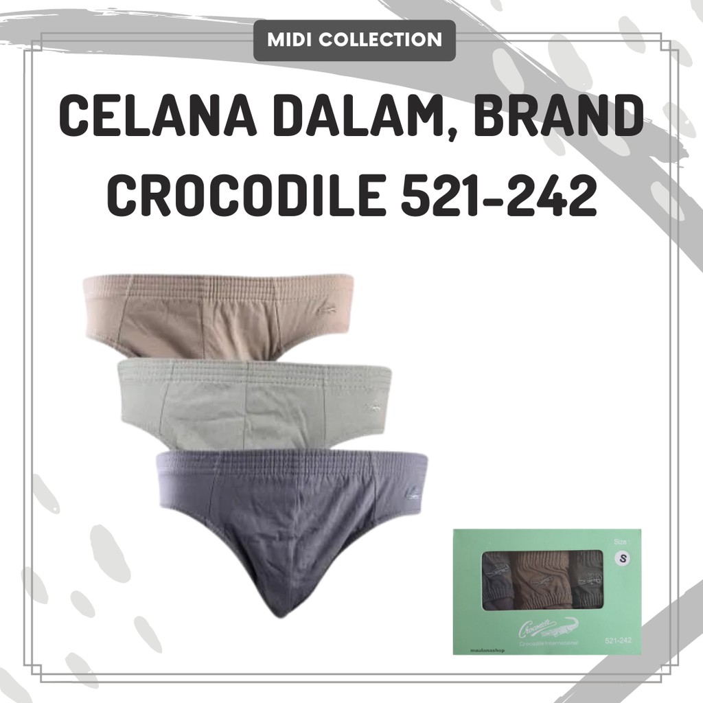 Celana Dalam / Sempak / Daleman / Bawahan Pria CROCODILE ART. 521-242 ORIGINAL